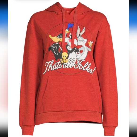 Looney Tunes Orange Hoodie. - Picture 7 of 11